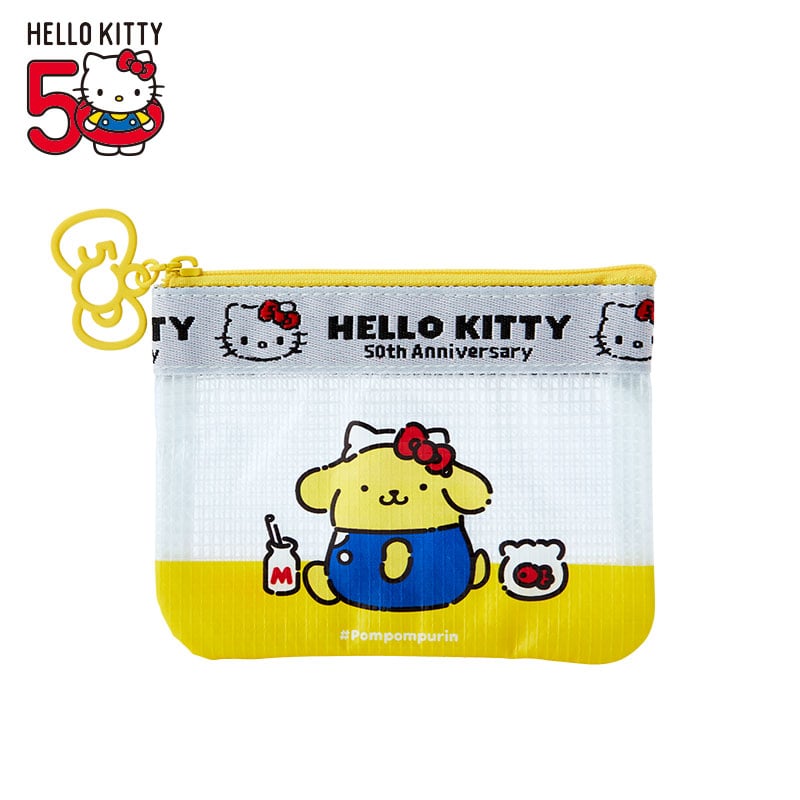 Pompompurin Mini Flat Pouch (Hello, Everyone! Series) Comfortable