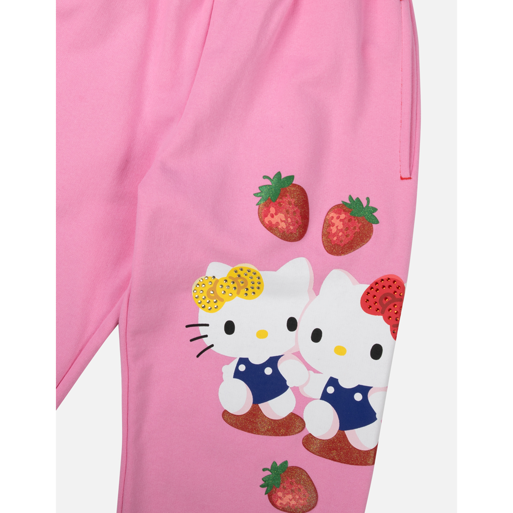 Hello Kitty x Dumbgood Pink Sweatpants (50th Anniv.) Very Cheap Sale Online