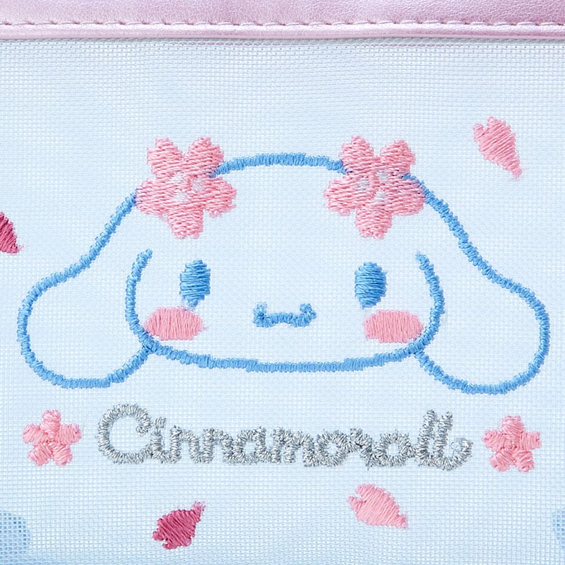 Cinnamoroll Mesh Zipper Pouch (Pink Sakura Series) Discount Hot Sale