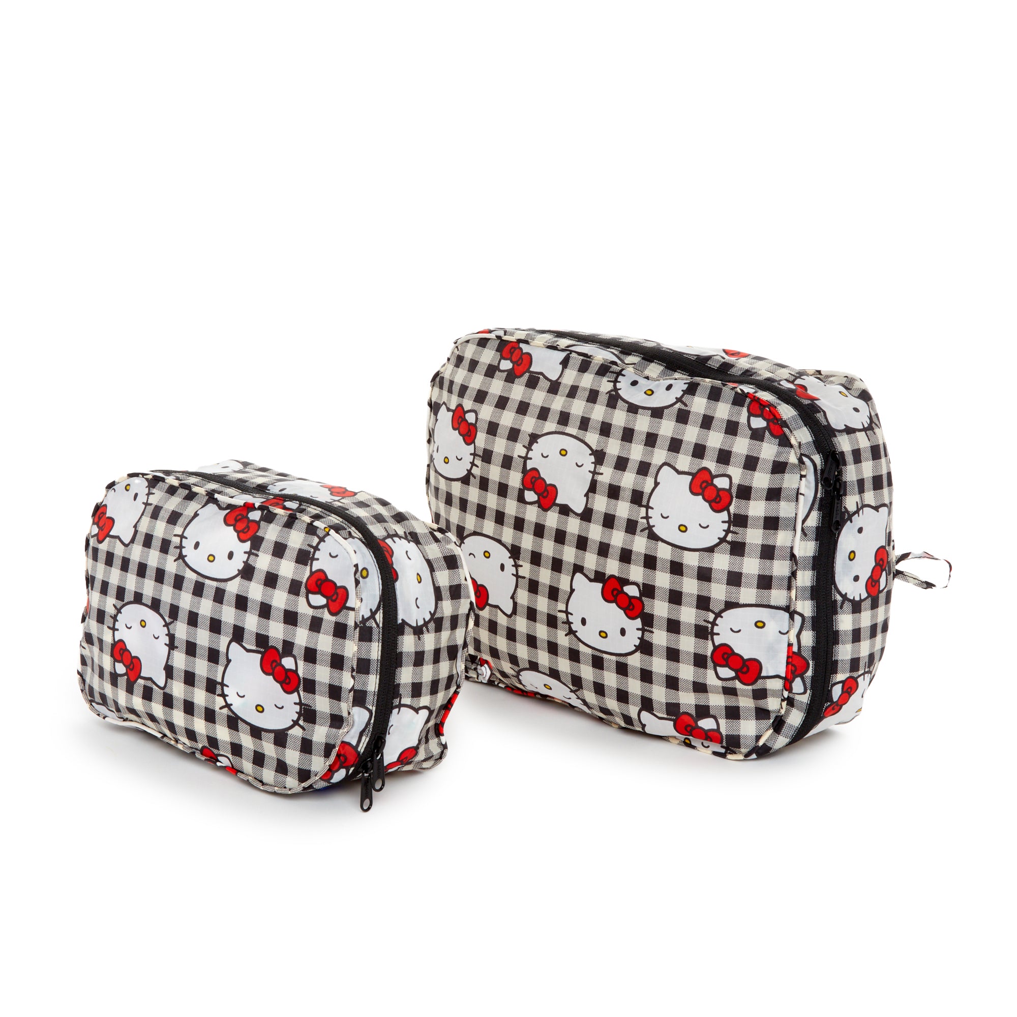 Hello Kitty x Baggu 50th Anniversary Packing Cube Set (Black Gingham) Visit New Online