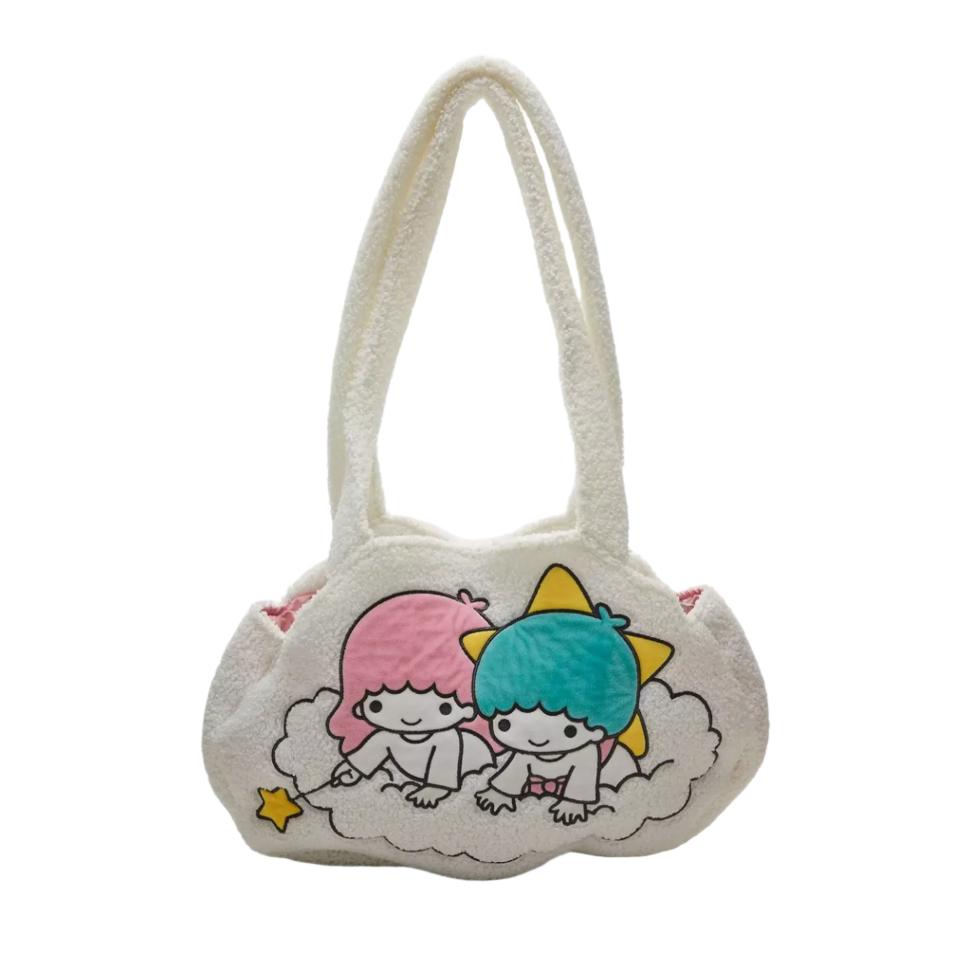 LittleTwinStars Cloud Plush Tote Bag For Nice For Sale