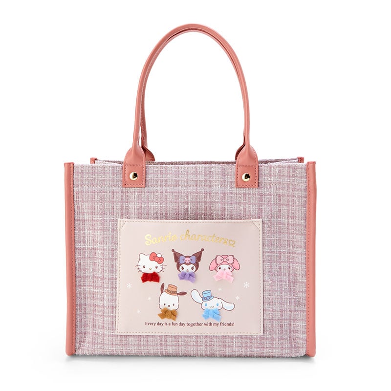Sanrio Characters Tote Bag (Winter Tweed Series) Cheap Sale Store