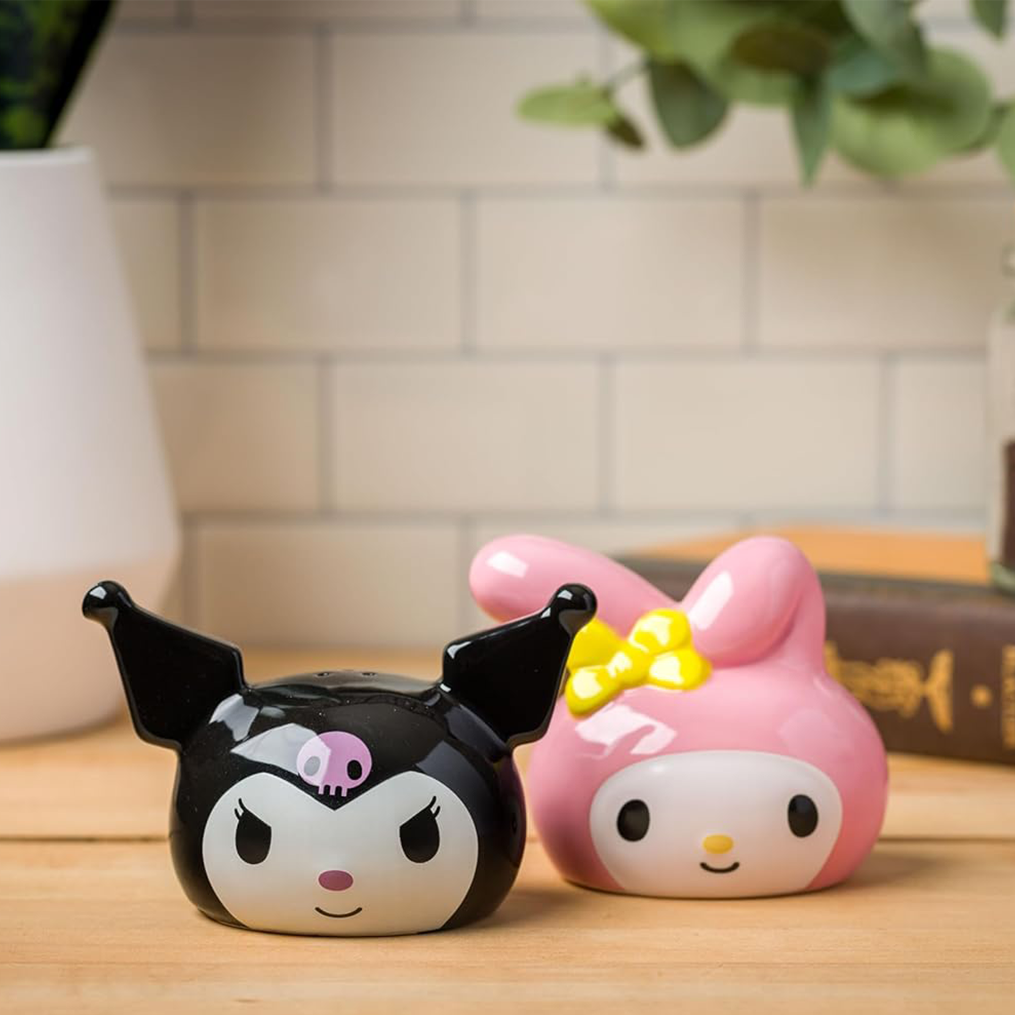 My Melody And Kuromi Sculpted Ceramic Salt and Pepper Set Buy Cheap Extremely
