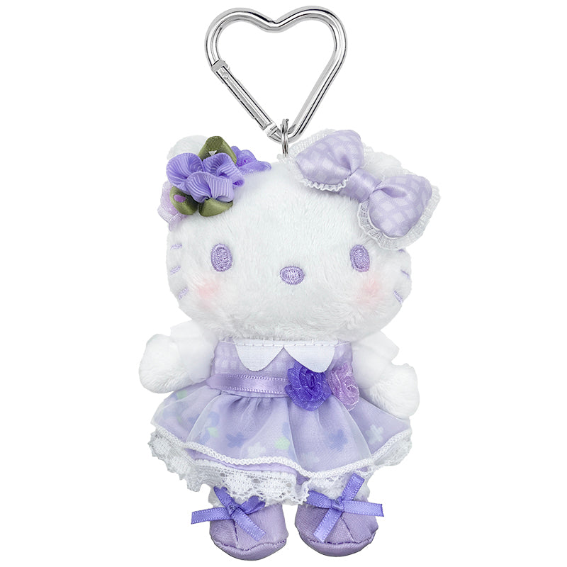 Hello Kitty Purple Plush Mascot Keychain (50th Anniv. Floral Series) Affordable Online