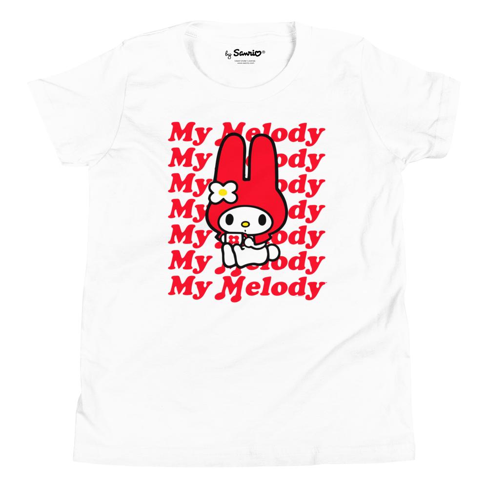 Youth My Melody Red Logo T-Shirt White Deals Cheap Online
