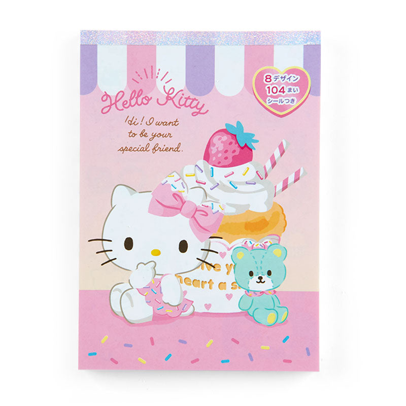 Hello Kitty Memo Pad & Sticker Set Cheap Sale Marketable