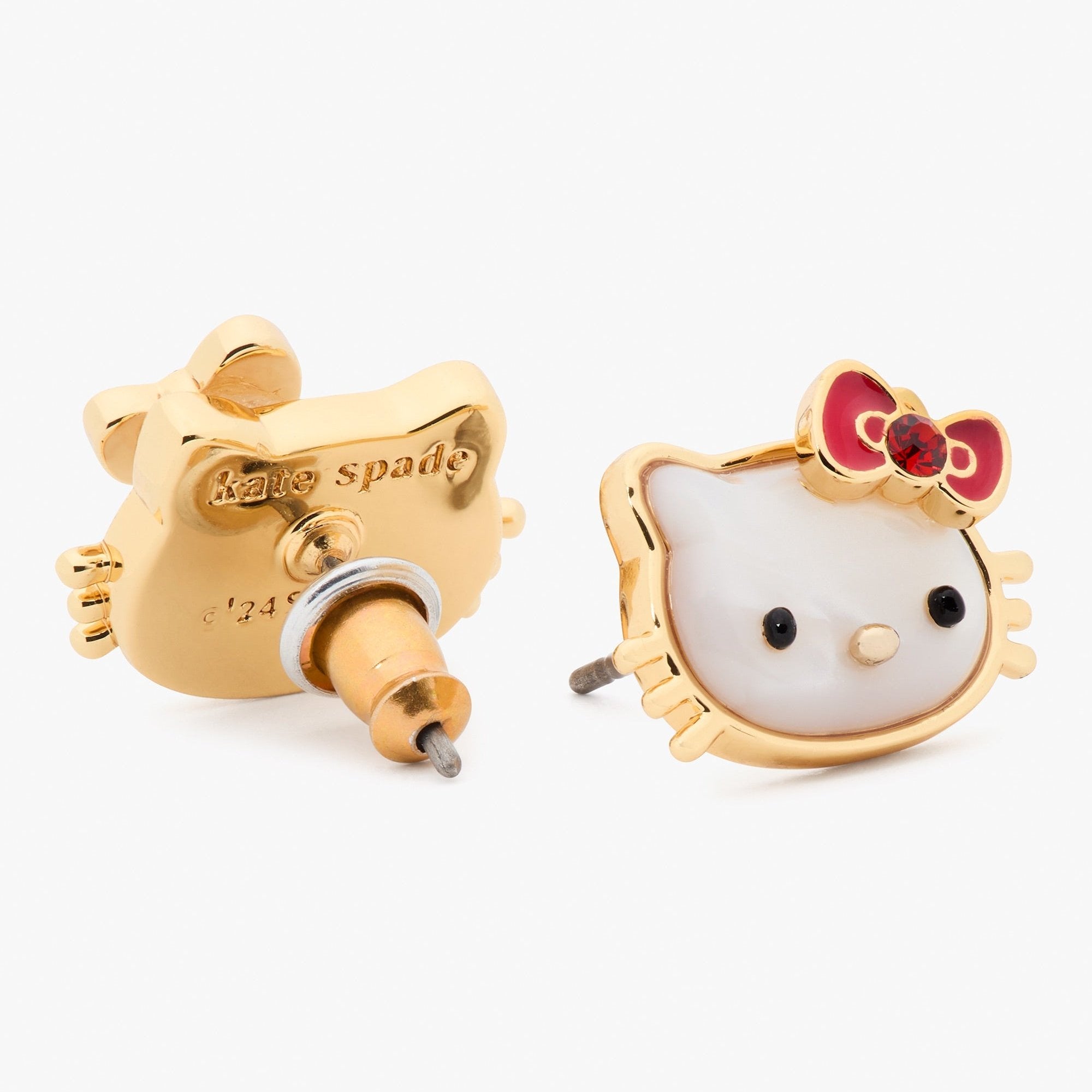 Hello Kitty x Kate Spade New York Stud Earrings Buy Cheap Best Pices