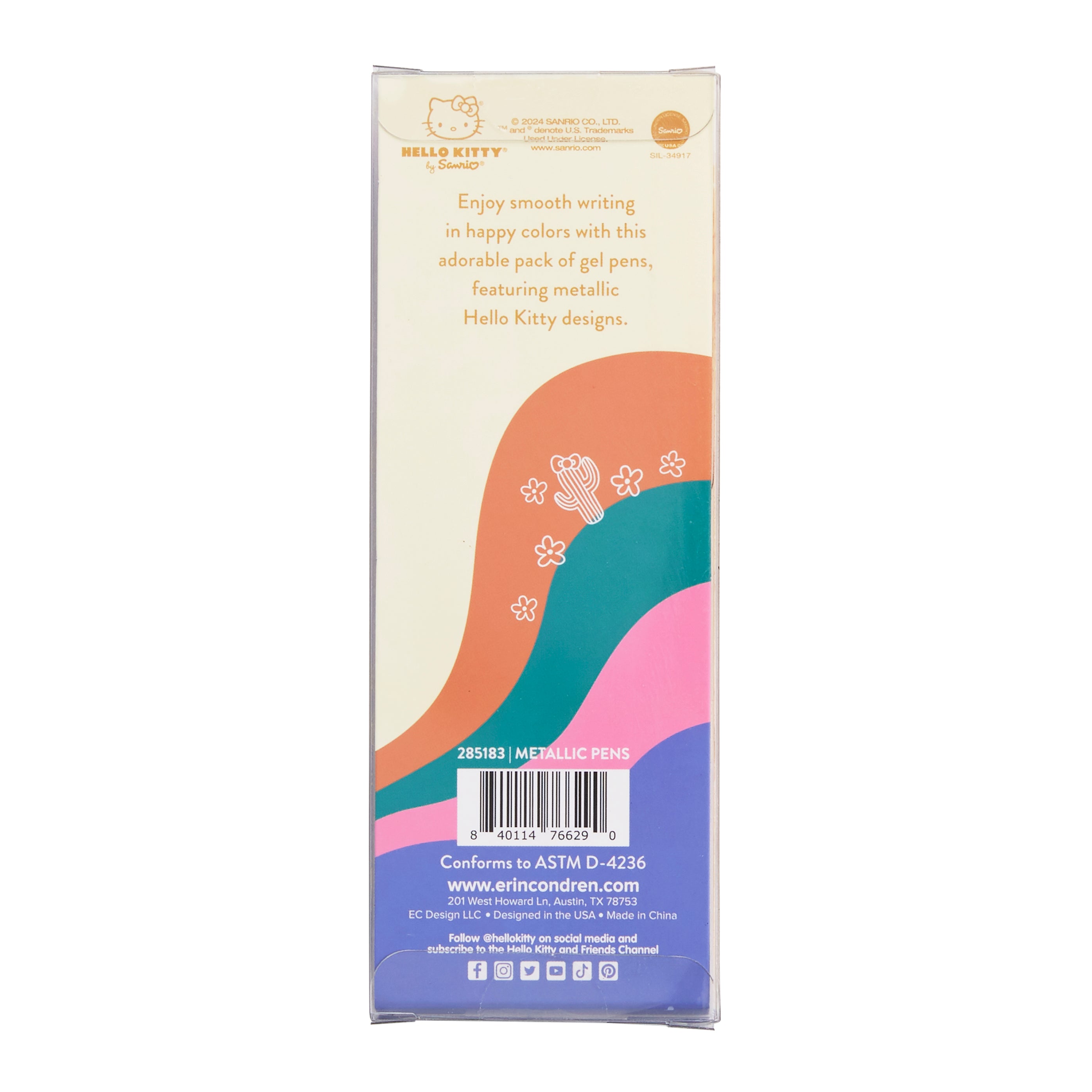 Hello Kitty x Erin Condren Gel Click Pens (Set of 5) Cheap Sale Comfortable