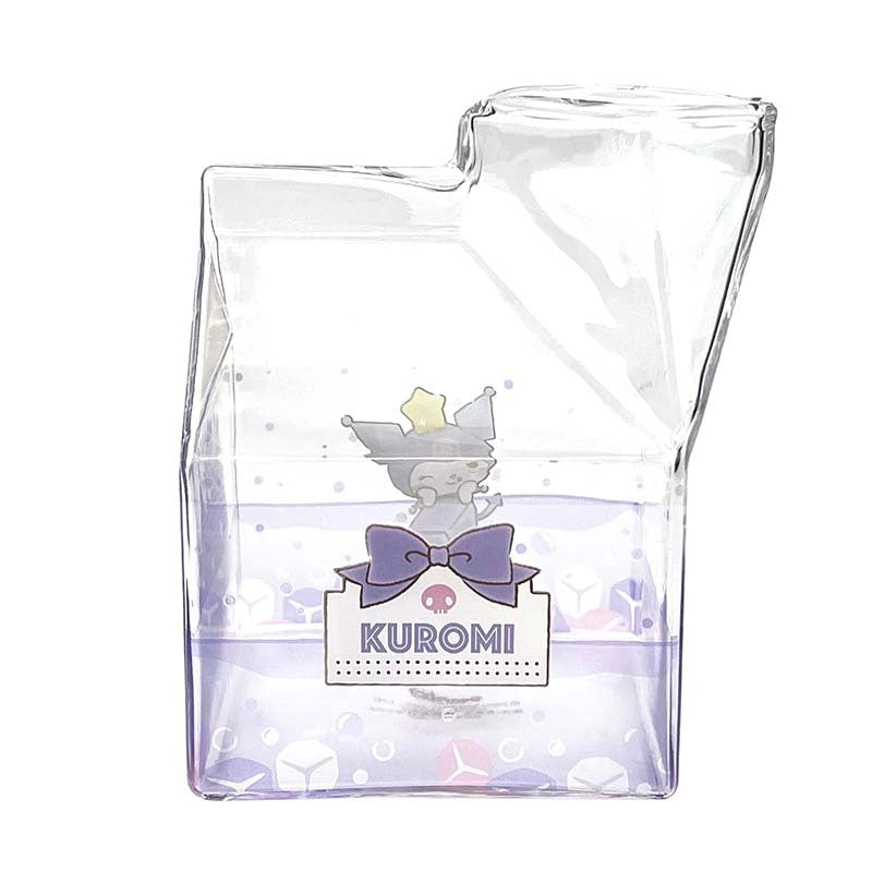 Kuromi Kawaii Glass Milk Carton Cup Cheap Outlet Locations