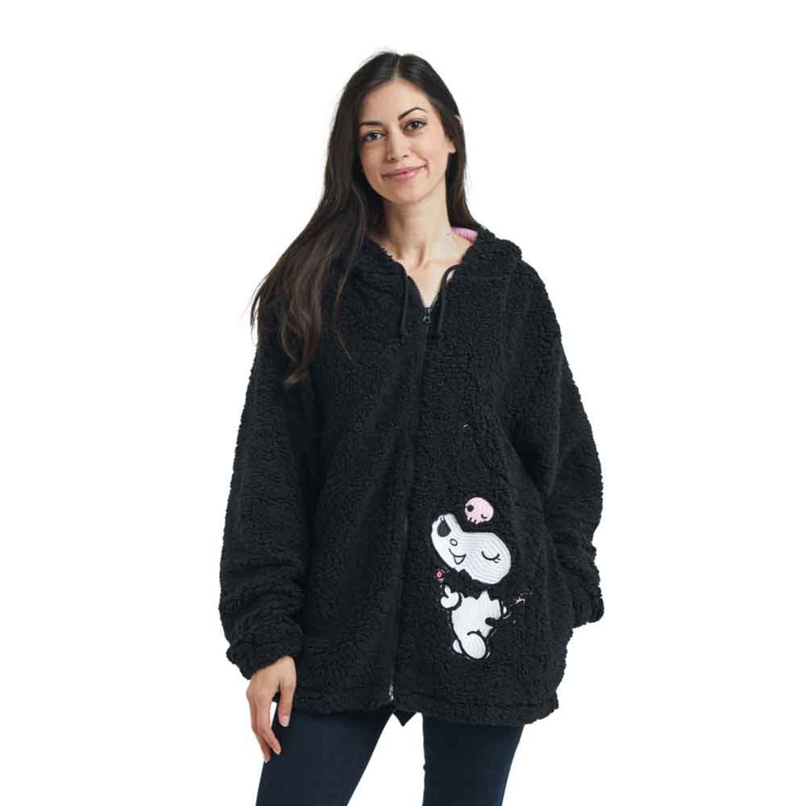 Kuromi Cozy Sherpa Zip Lounge Hoodie Footlocker Finishline Sale Online