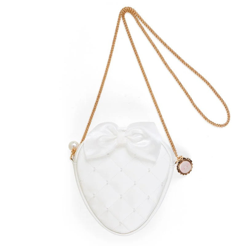 My Melody Quilted Pochette Bag (White Strawberry Series) Outlet Free Shipping Authentic