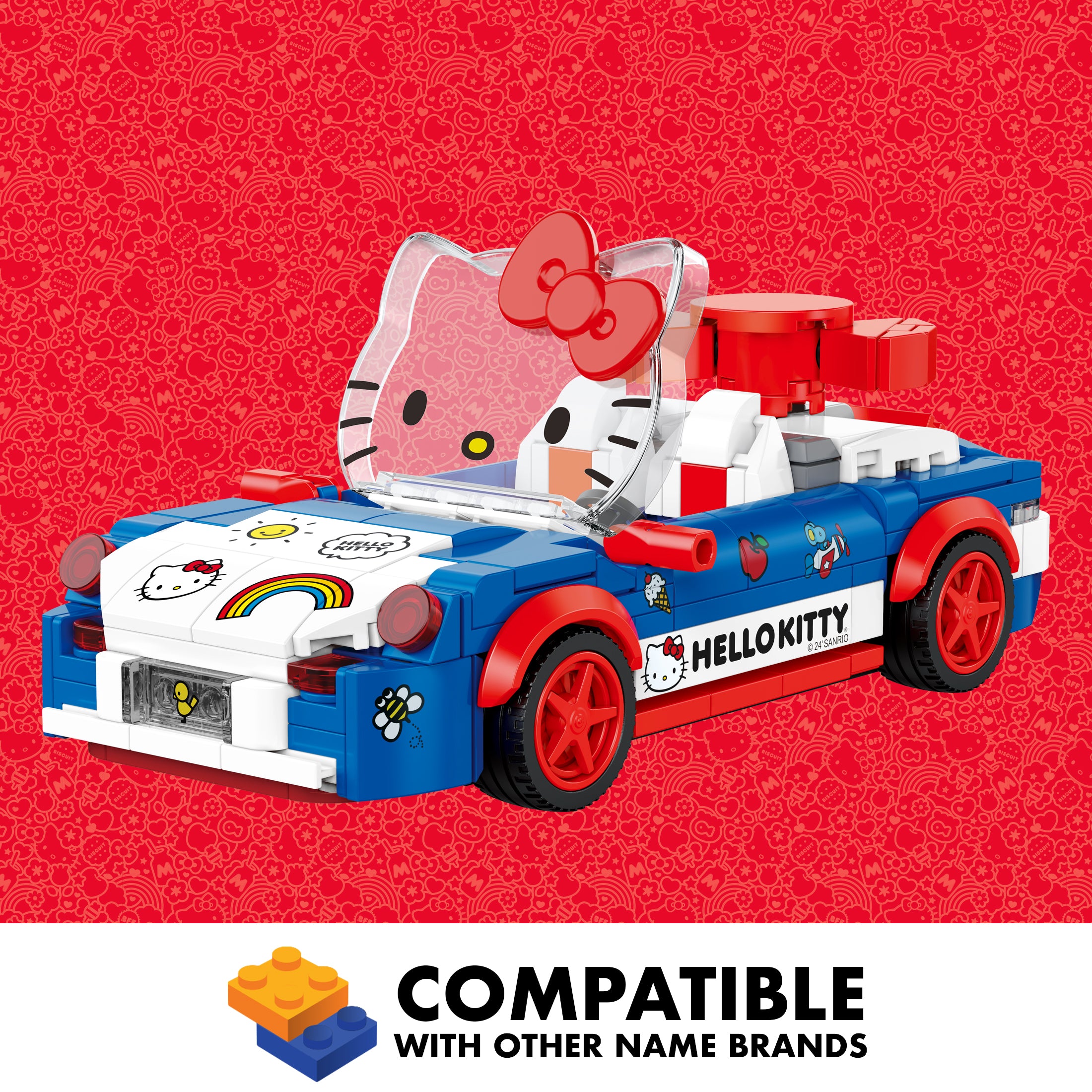 Hello Kitty x Brickcraft Custom Convertible Building Set Sale Reliable