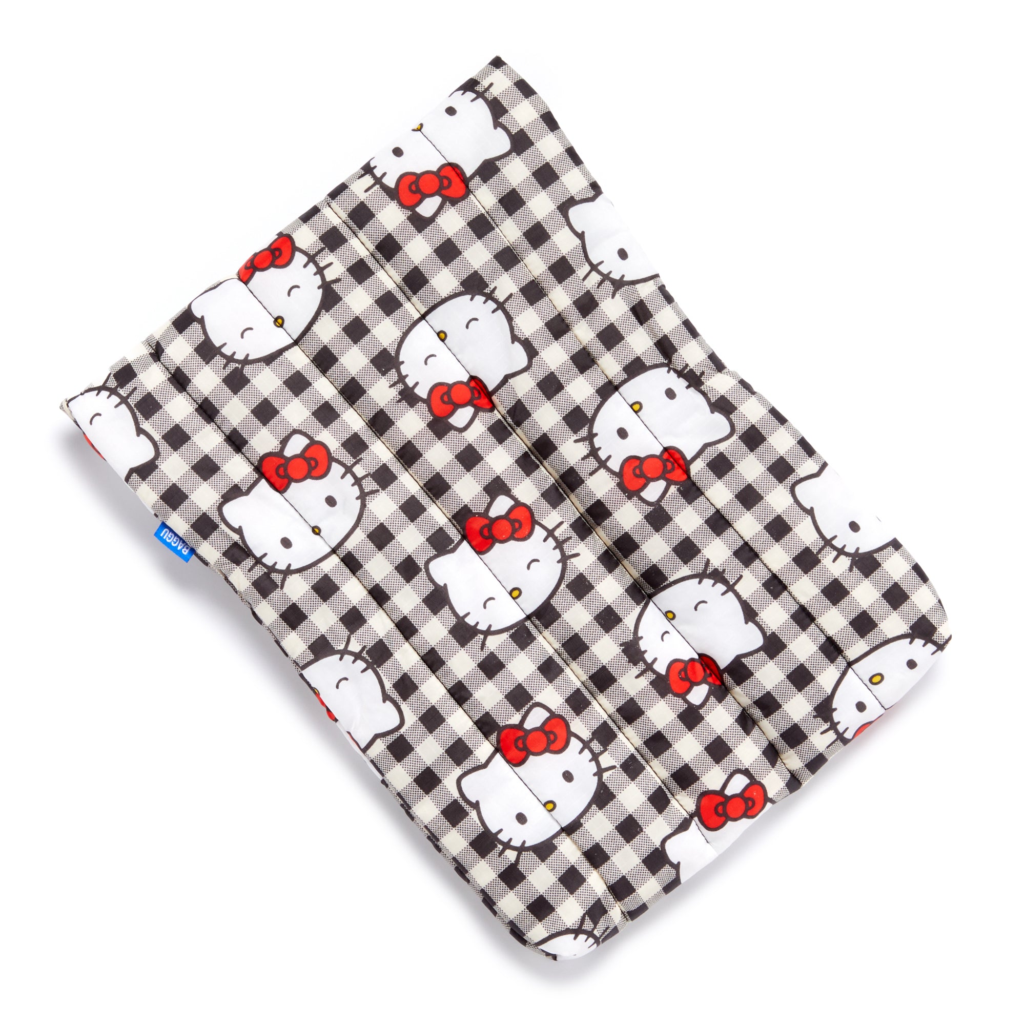 Hello Kitty x Baggu 50th Anniversary Puffy Laptop Sleeve (Black Gingham) Discounts