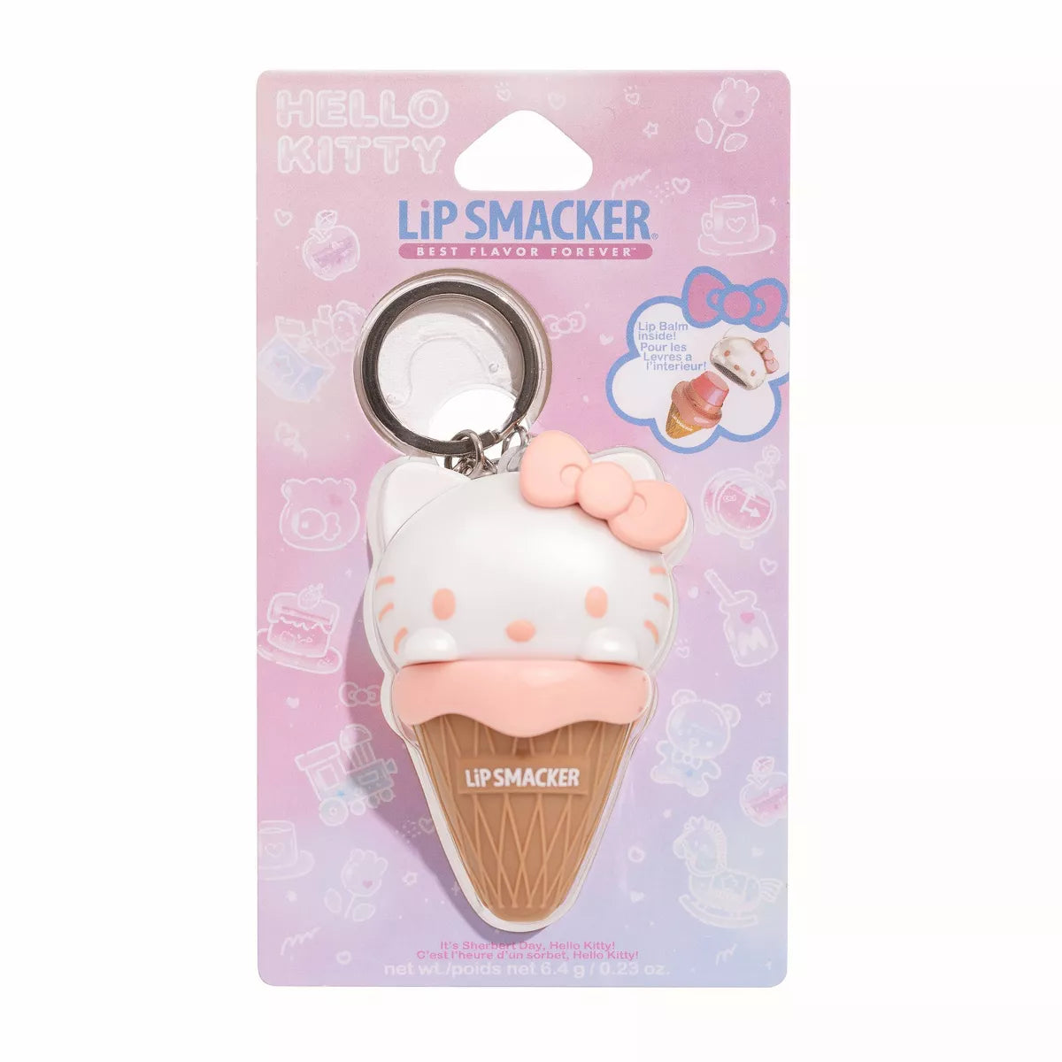 Hello Kitty x Lip Smacker Ice Cream Lip Balm (50th Anniversary) Cheap Sale 100% Authentic