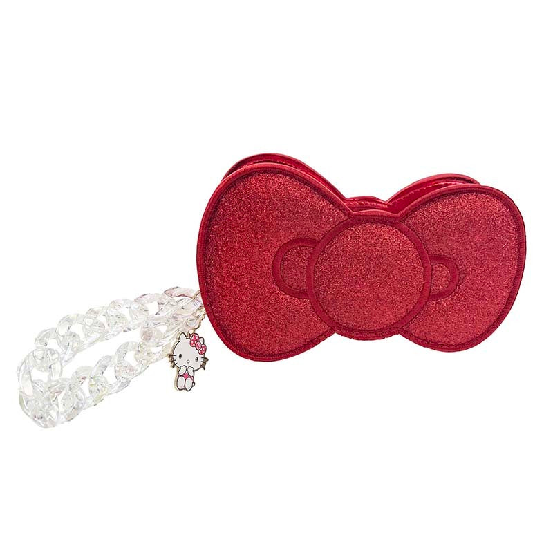 Hello Kitty 50th Anniv. Mini Zipper Pouch (Metallic Bow Series) Discount Ebay