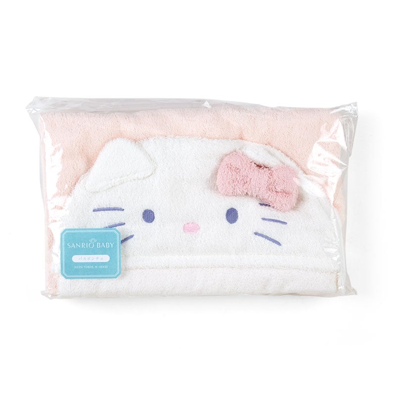 Sanrio Baby Hello Kitty Hooded Bath Wrap Sale Clearance
