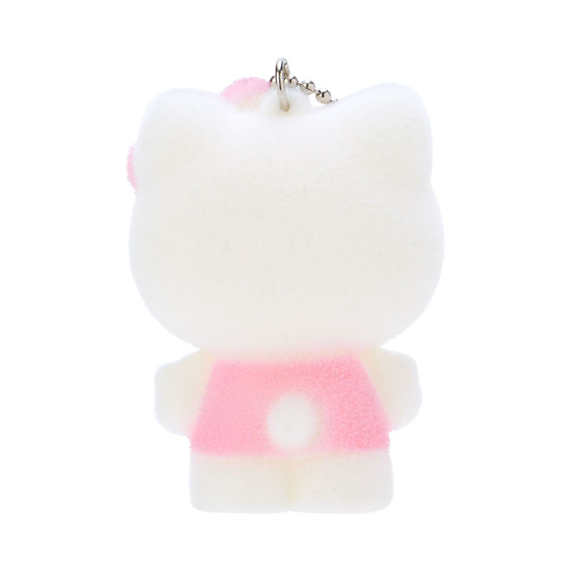 Hello Kitty Flocked Keychain Mascot Sale Cheap Pices