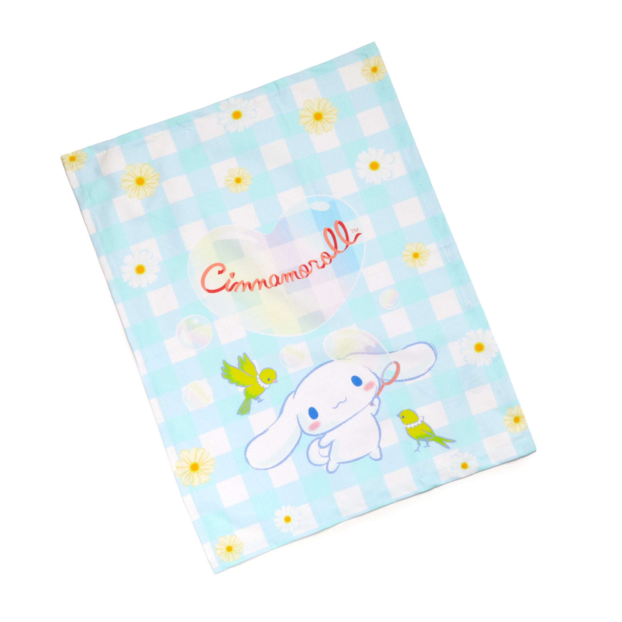 Cinnamoroll Gingham Floral Kitchen Towel Set From China