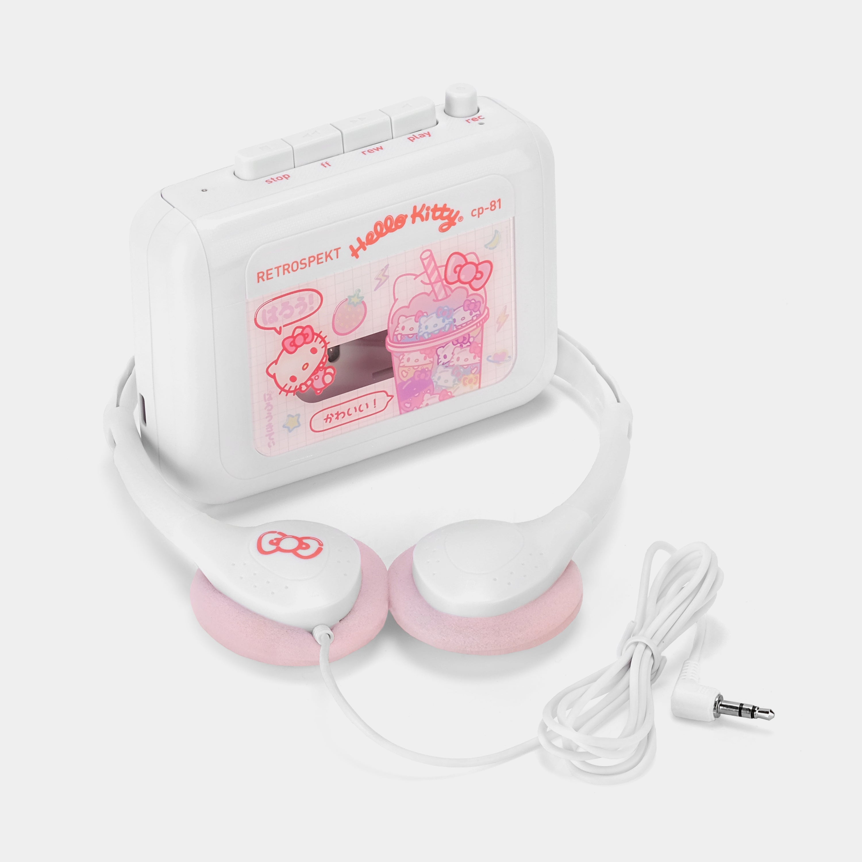 Hello Kitty Strawberry Milk CP-81 Portable Cassette Player In China Cheap Pice