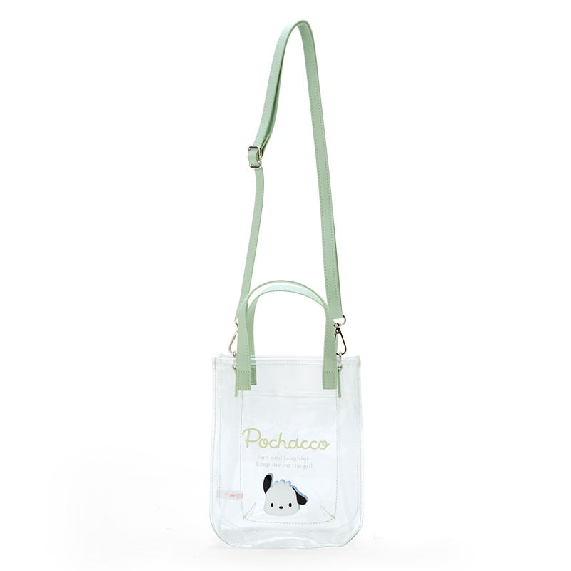Pochacco Clear 2-Way Mini Tote Clearance Geniue Stockist