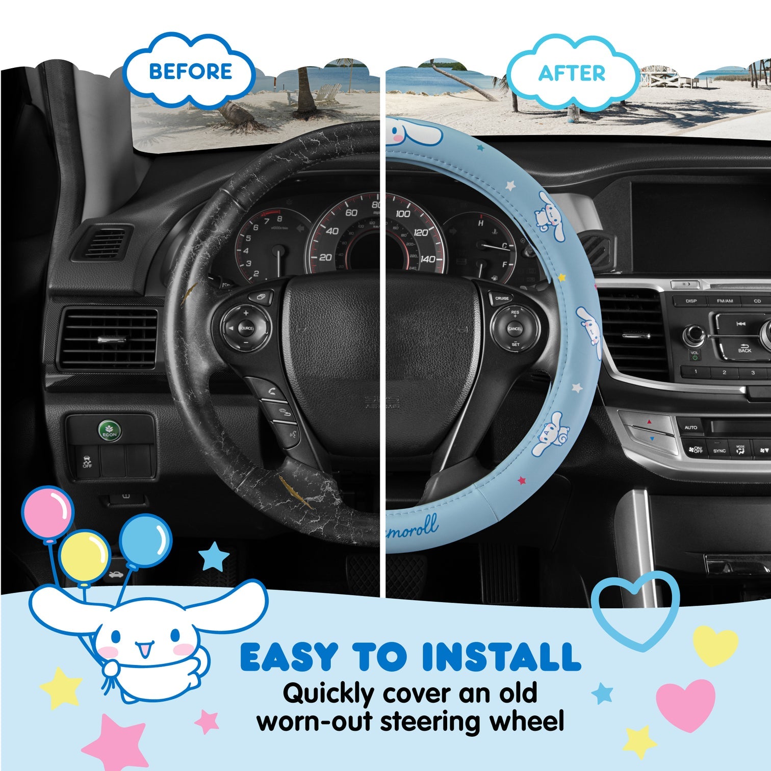 Cinnamoroll Steering Wheel Cover Outlet Lowest Pice