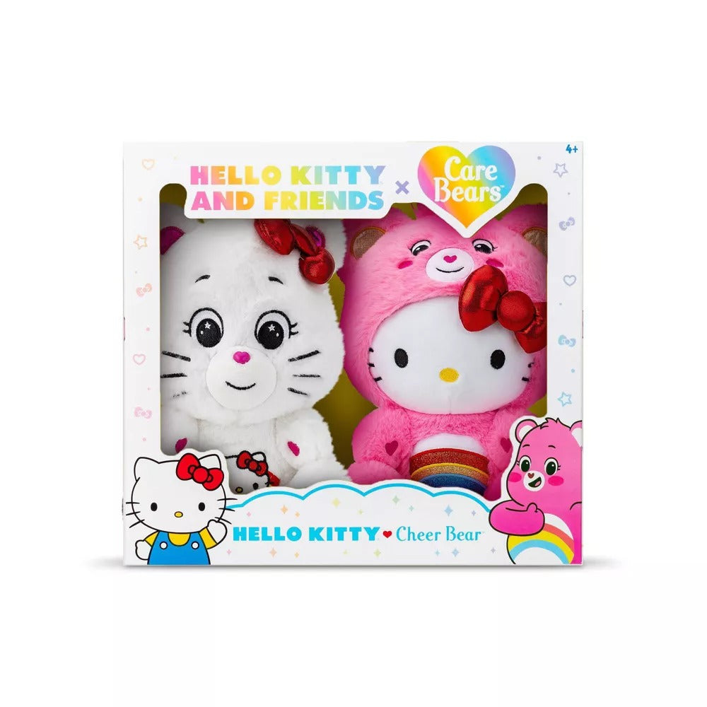 Hello Kitty x Care Bears 2-pc Boxed Plush Set Pices Cheap Online