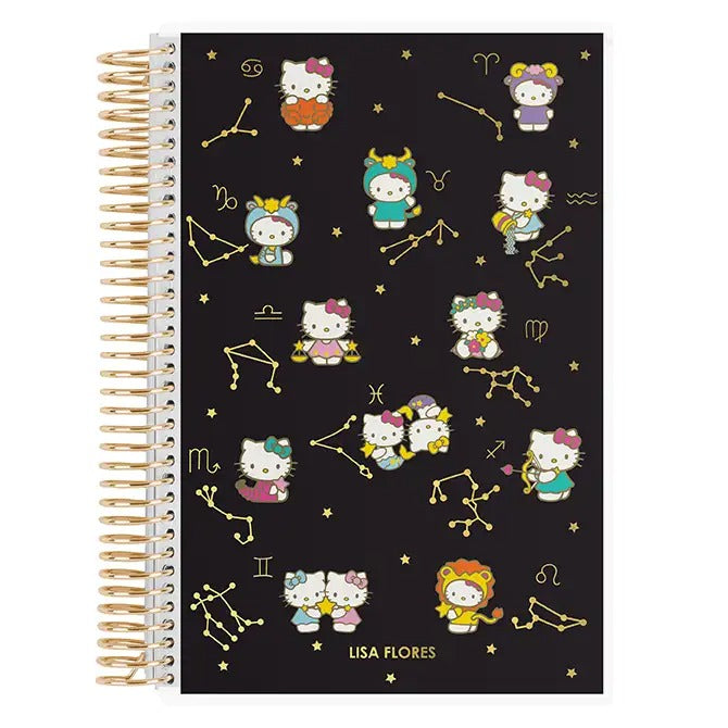 Hello Kitty x Erin Condren Zodiac A5 Coiled Notebook Discount Low Shipping Fee