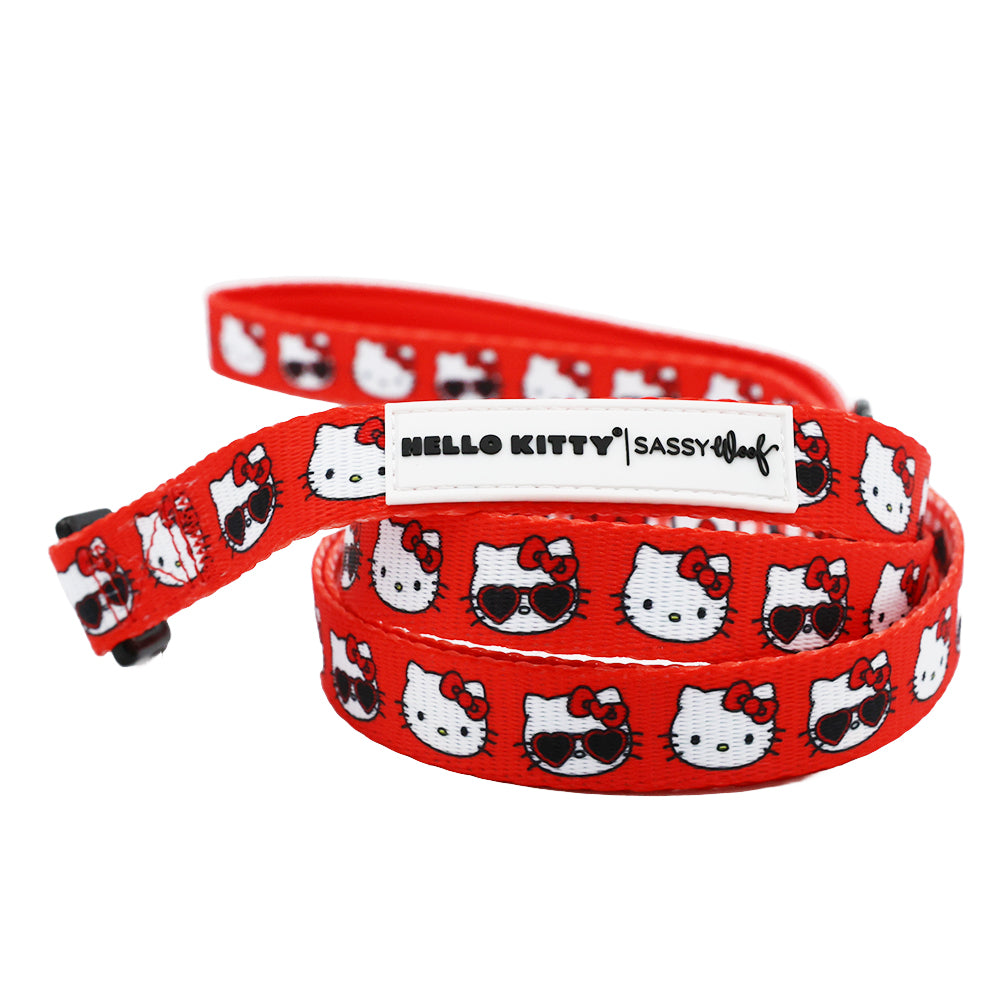 Hello Kitty x Sassy Woof Dog Leash (Classic Red) Discount Choice