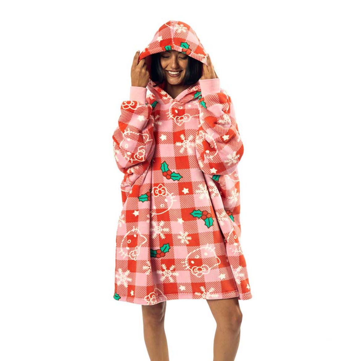 Hello Kitty Winter Plaid Lounge Hoodie Buy Cheap Best Store To Get