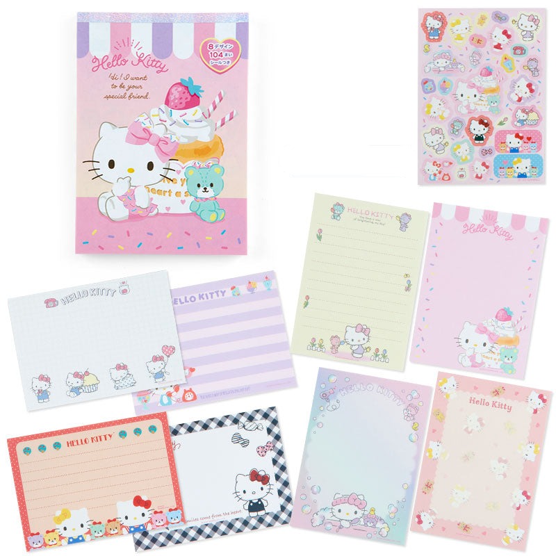 Hello Kitty Memo Pad & Sticker Set Cheap Sale Marketable