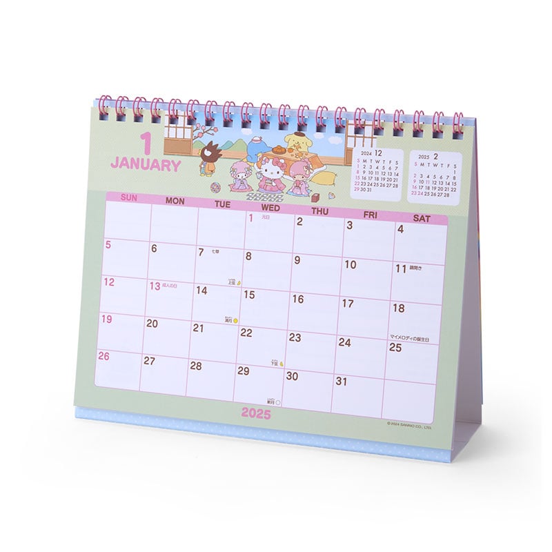 Sanrio Characters 2025 Desk Calendar Cheap Sale Best Pices