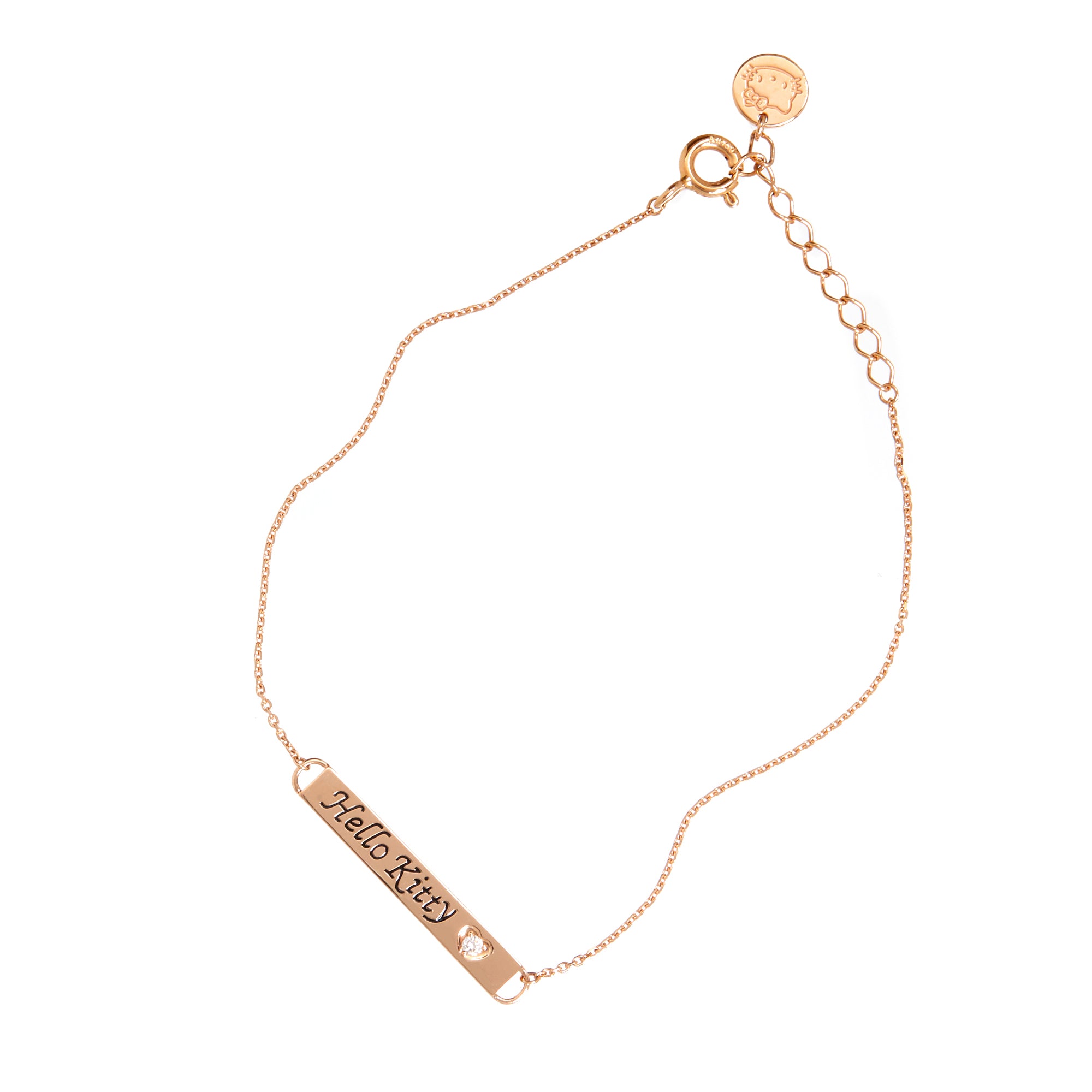 Hello Kitty Gold Bar Bracelet Cheap Sale Pick A Best