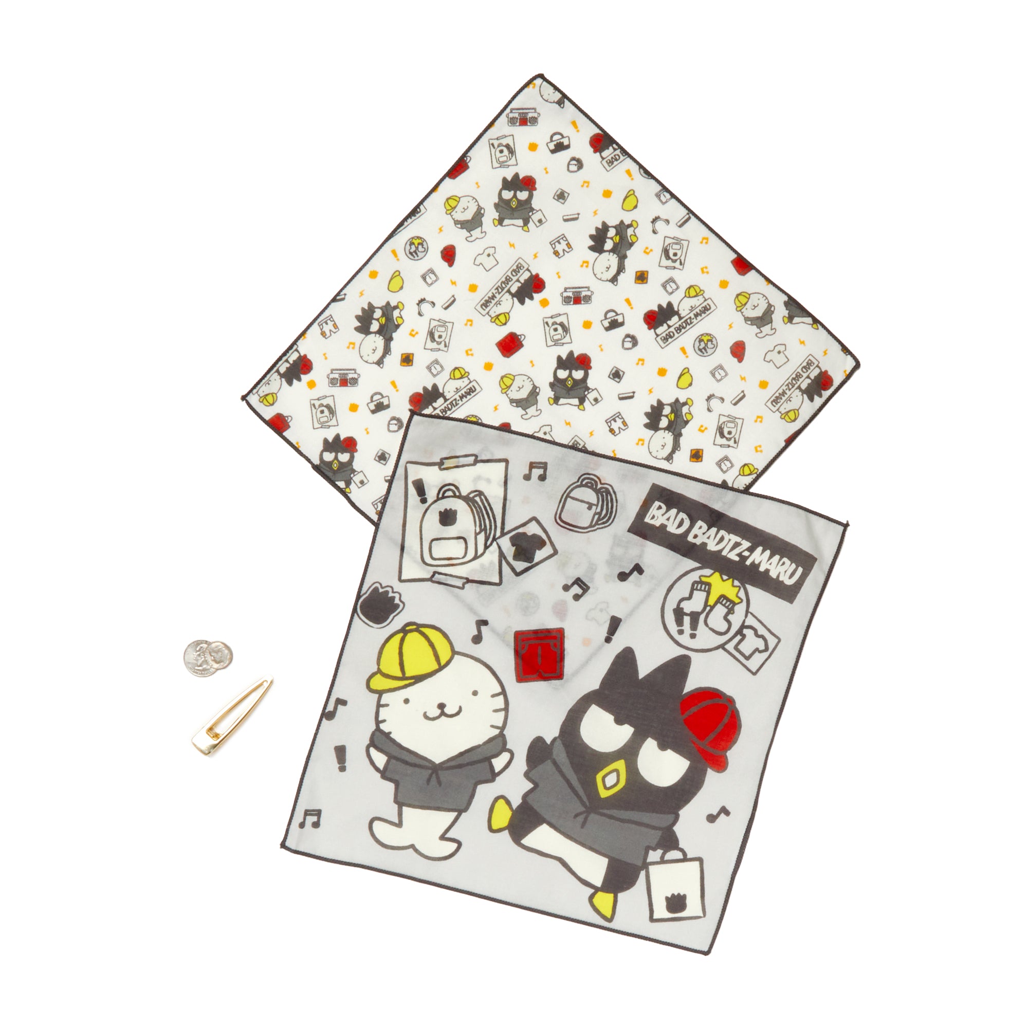 Badtz-maru Handkerchief Set (Music Note Series) With Paypal Free Shipping