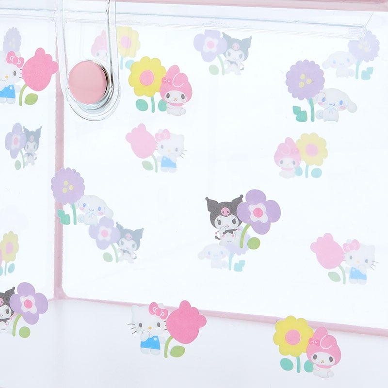 Sanrio Characters Clear Storage Case (Pastel Check Series) For Sale Cheap Online