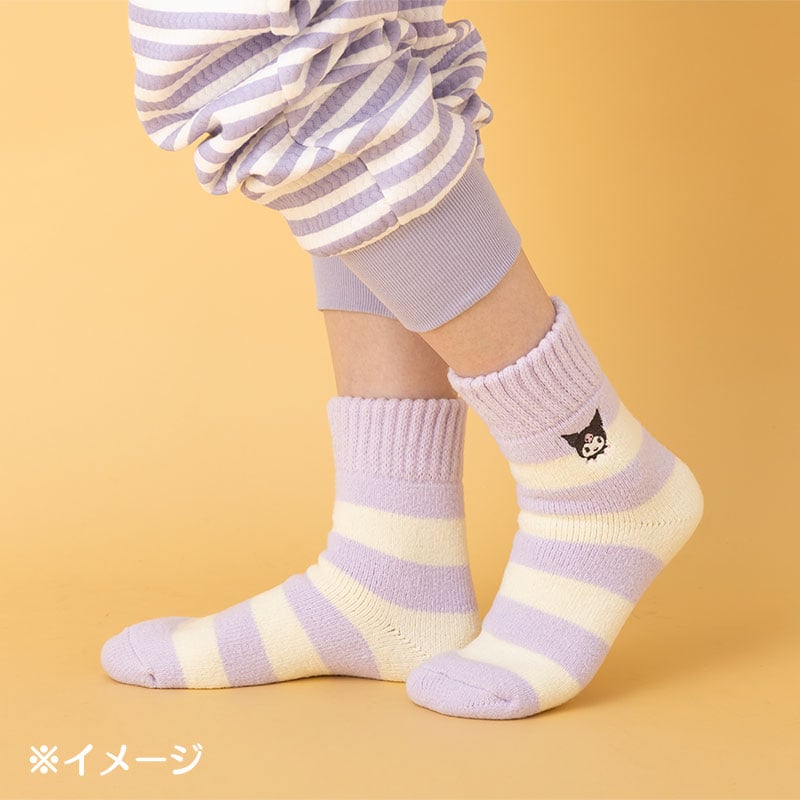 Hello Kitty Cozy Cuff Striped Lounge Socks For Sale Top Quality