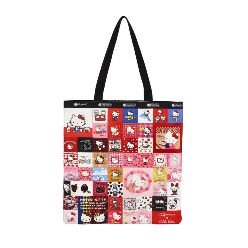 Hello Kitty x LeSportsac Large Emerald Tote (50 Years Of History) Free Shipping Exclusive
