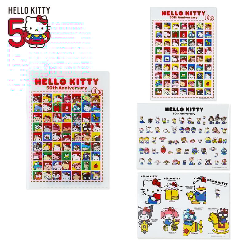 Hello Kitty File Folder and Sticker Set (Hello, Everyone! Series) Discount For Cheap