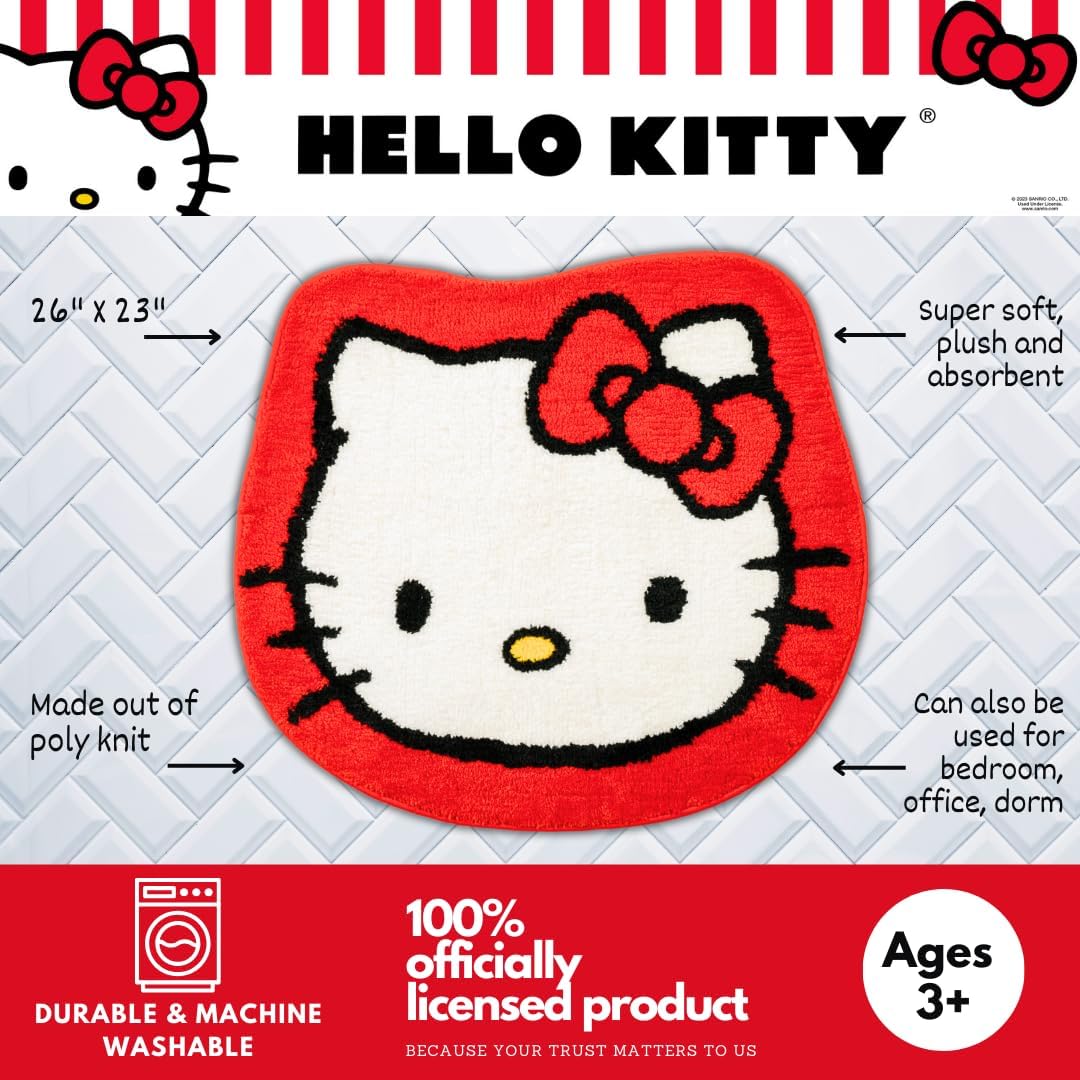 Hello Kitty Plush Bathroom Mat Cheap Supply