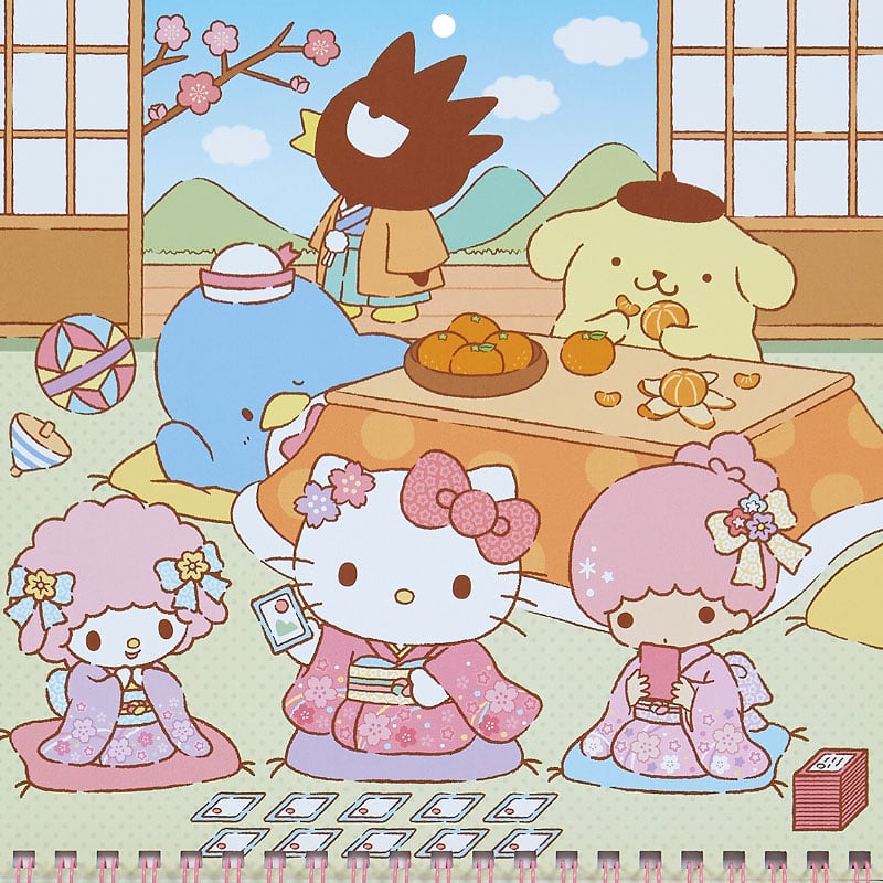 Sanrio Characters 2025 Wall Calendar Cheap Sale 100% Original
