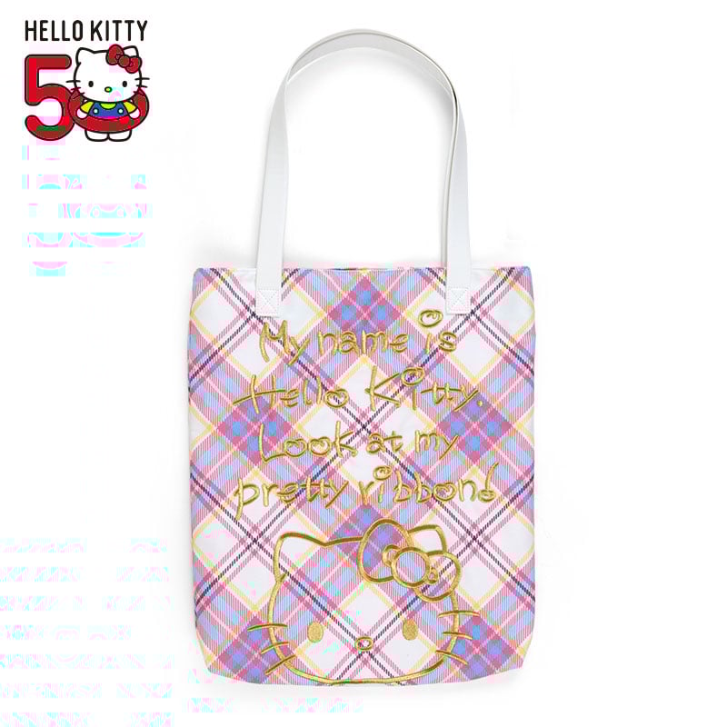 Hello Kitty Tote Bag (Hello Kitty Dress Tartan Series) Manchester For Sale