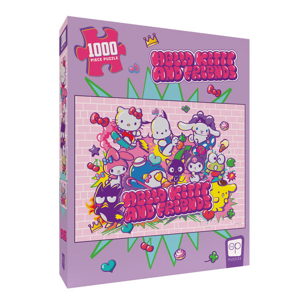 Hello Kitty and Friends Tokyo Skate 1000-Pc Puzzle Discount Authentic