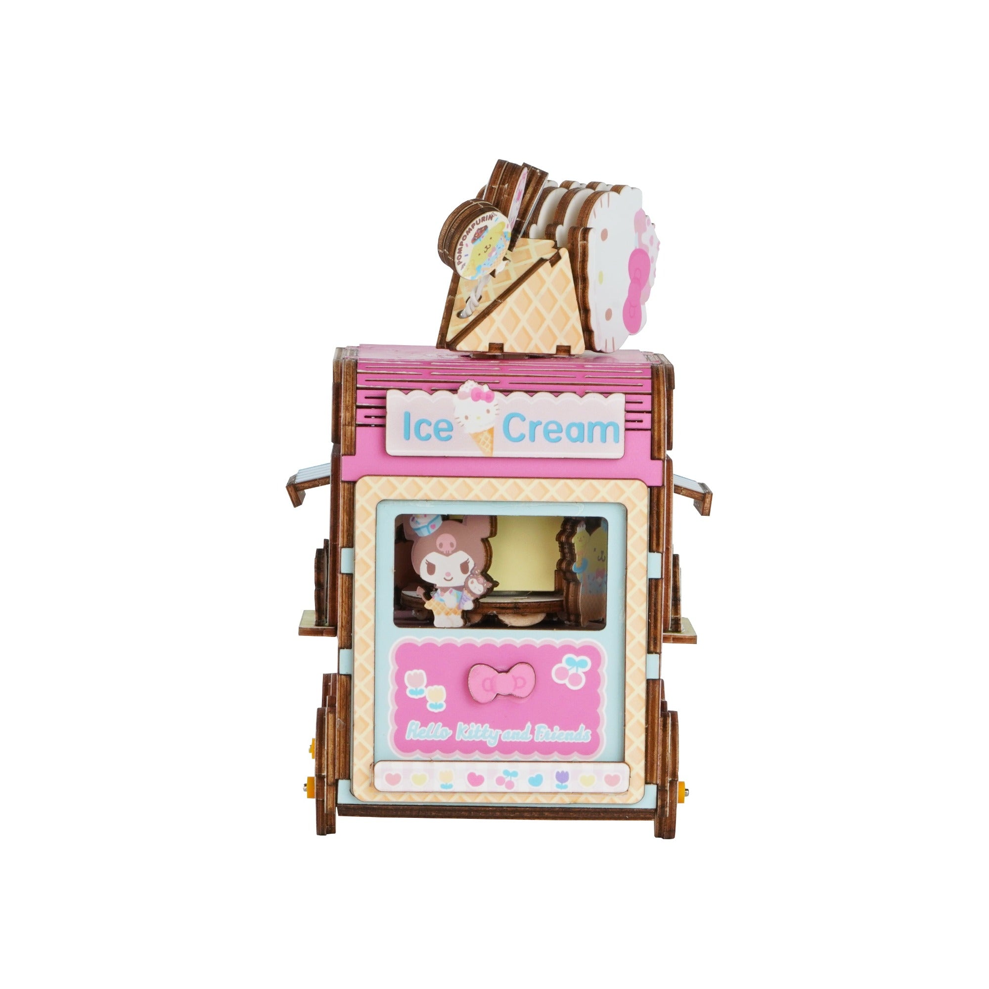 Hello Kitty and Friends Ice Cream Truck 3D Wooden Music Box Puzzle Buy Cheap Wiki