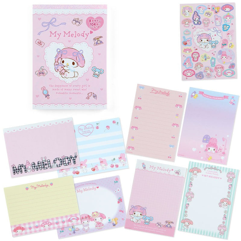 My Melody Memo Pad & Sticker Set Free Shipping Fake