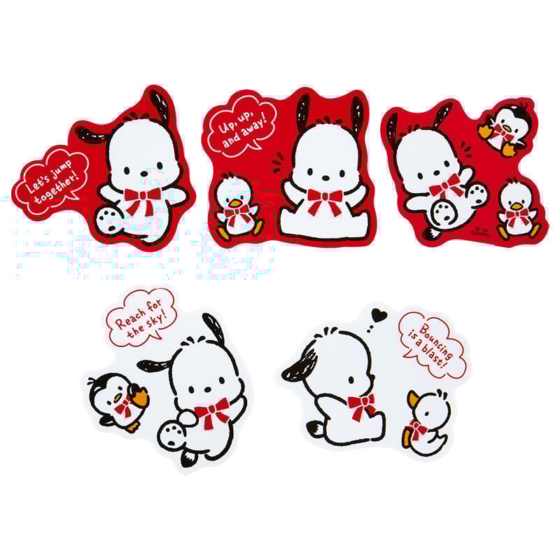 Pochacco 10-pc Sticker Pack (35th Anniversary Red Ribbon Series) Perfect Cheap Pice