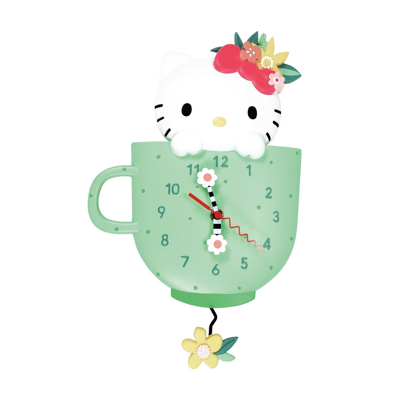 Hello Kitty Tea Time Wall Clock Cheap Pice Store