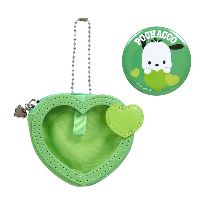 Pochacco Mini Pouch and Pin Set (Big Heart Series) Cheap Best Seller