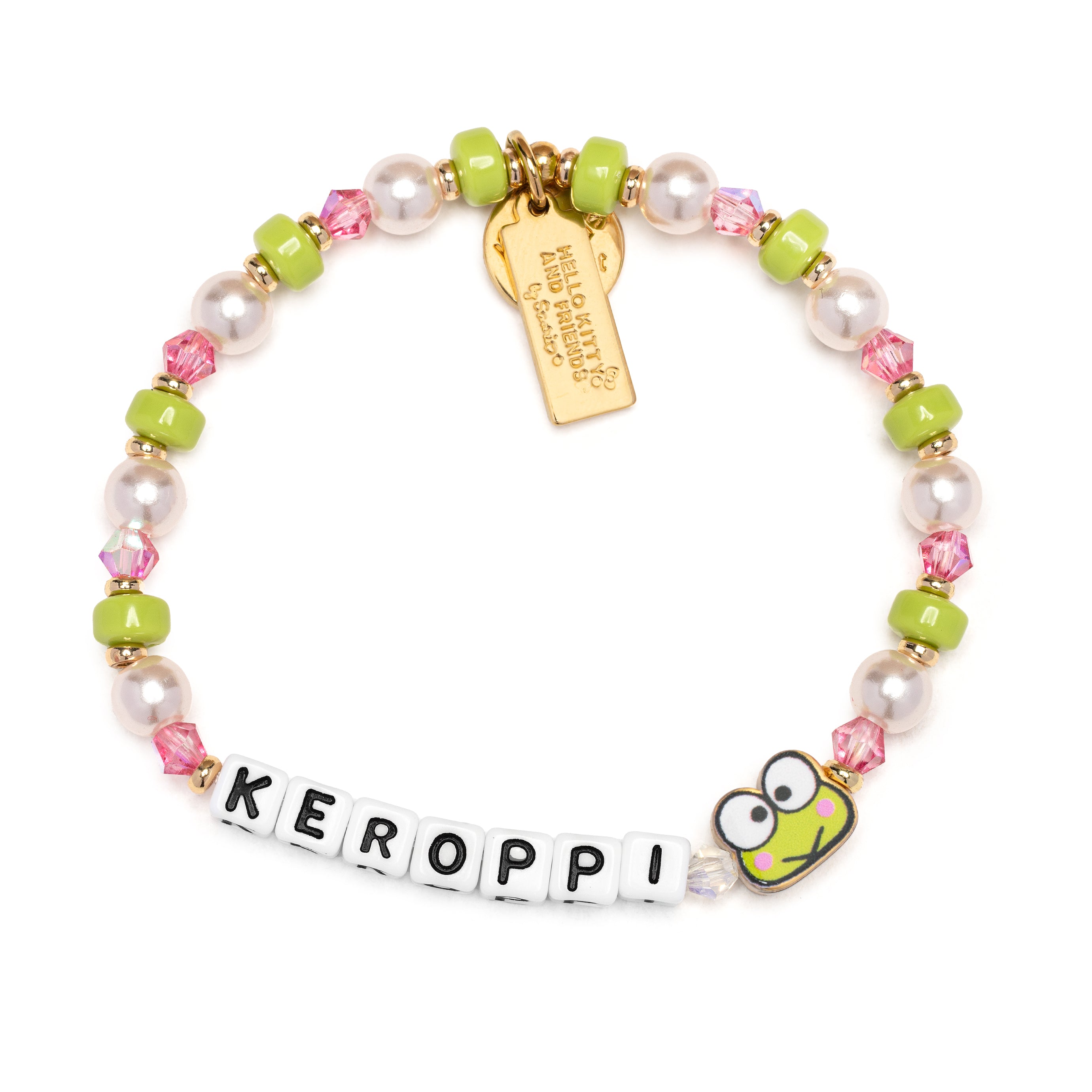 Keroppi x Little Words Project Beaded Bracelet Sale Fast Delivery