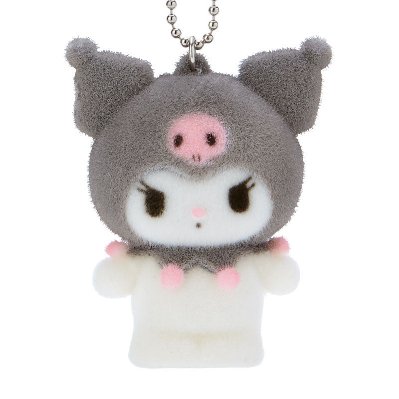 Kuromi Flocked Keychain Mascot Cheap Sale New