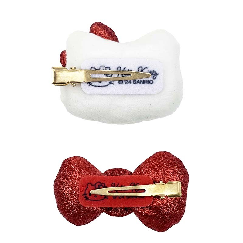 Hello Kitty 50th Anniv. Hair Clip Set (Metallic Bow Series) Cheap Sale Store