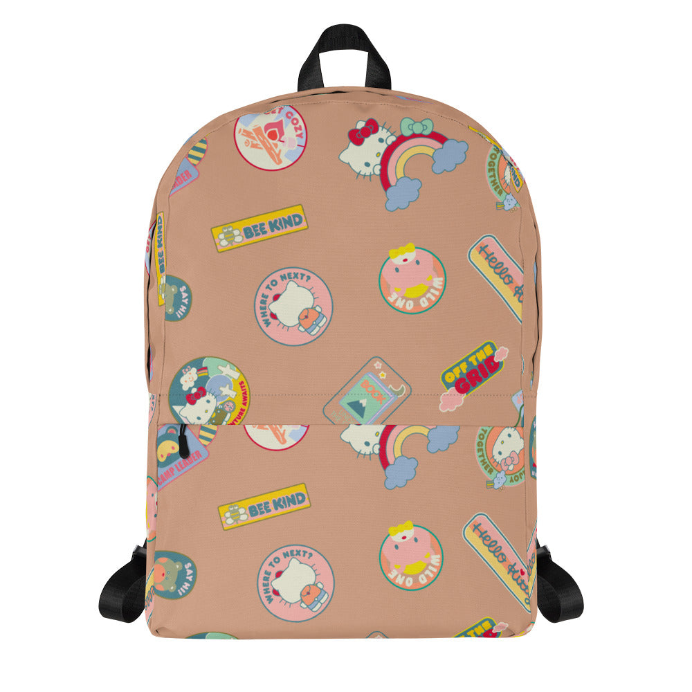 Hello Kitty Adventure Camp All-Over Print Backpack Free Shipping Order